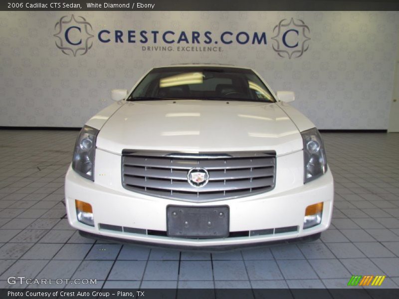 White Diamond / Ebony 2006 Cadillac CTS Sedan