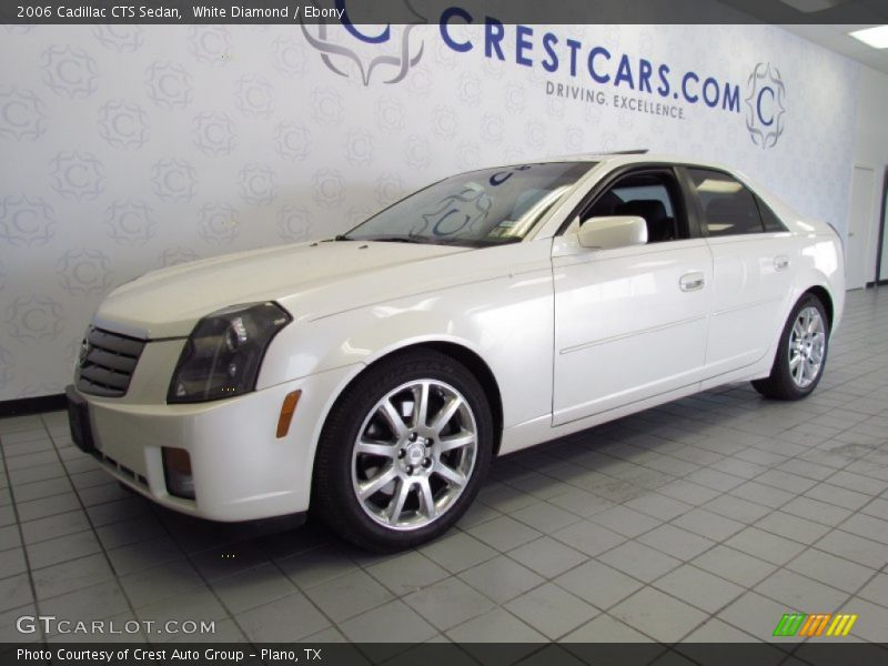White Diamond / Ebony 2006 Cadillac CTS Sedan