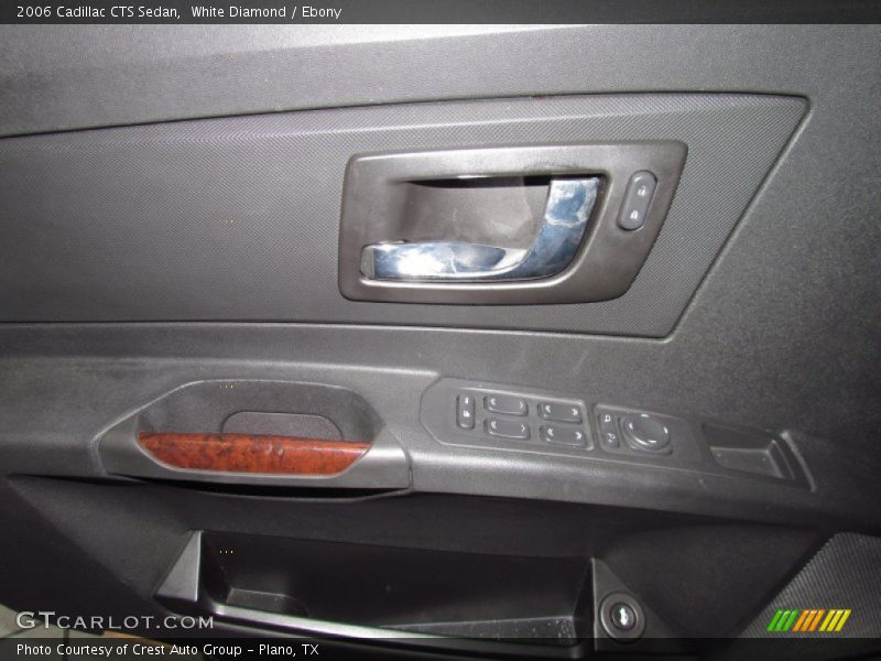 White Diamond / Ebony 2006 Cadillac CTS Sedan