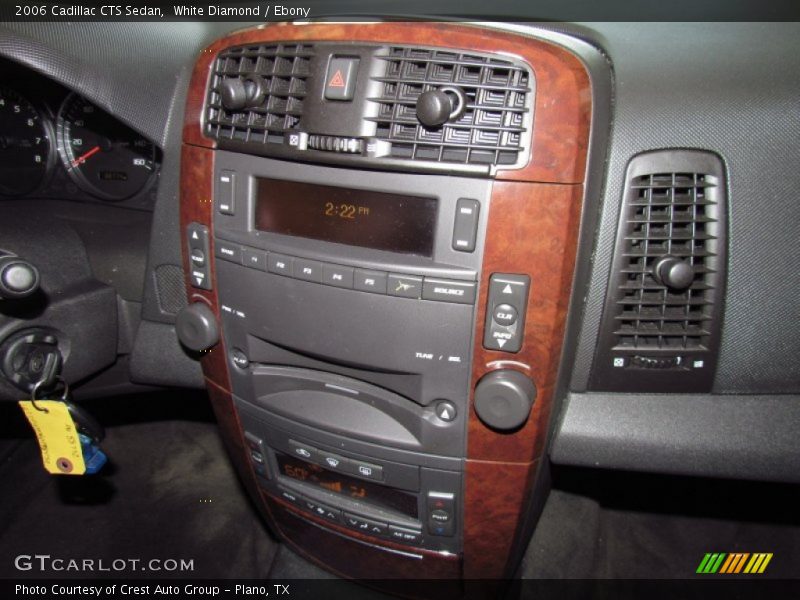 White Diamond / Ebony 2006 Cadillac CTS Sedan