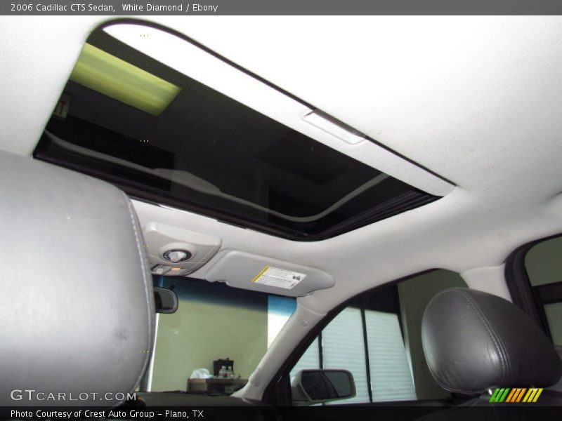 White Diamond / Ebony 2006 Cadillac CTS Sedan