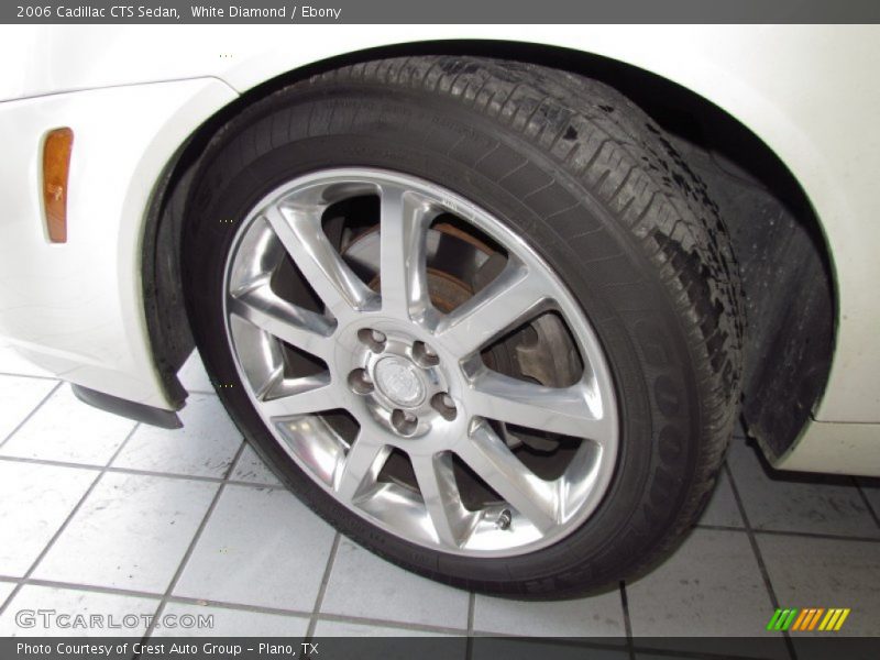 White Diamond / Ebony 2006 Cadillac CTS Sedan