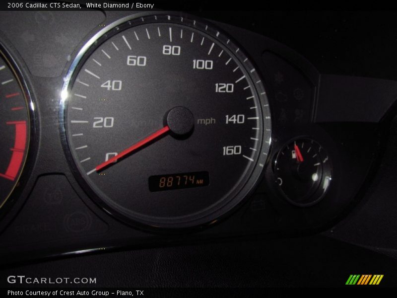 White Diamond / Ebony 2006 Cadillac CTS Sedan