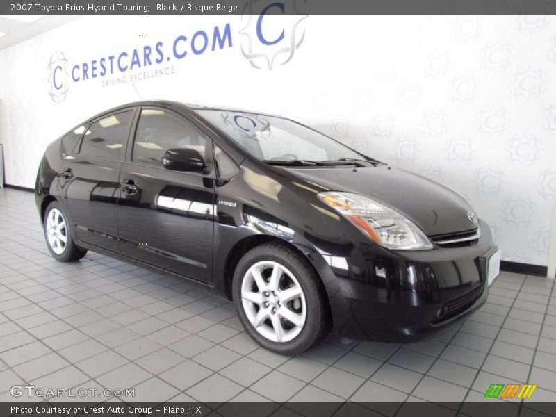 Black / Bisque Beige 2007 Toyota Prius Hybrid Touring