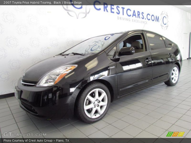 Black / Bisque Beige 2007 Toyota Prius Hybrid Touring