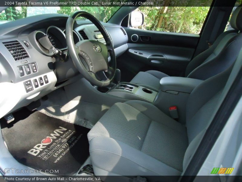 Lunar Mist Metallic / Charcoal 2004 Toyota Tacoma V6 PreRunner TRD Double Cab