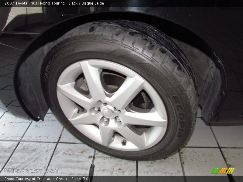 Black / Bisque Beige 2007 Toyota Prius Hybrid Touring