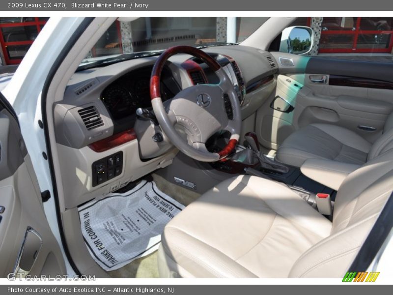 Blizzard White Pearl / Ivory 2009 Lexus GX 470