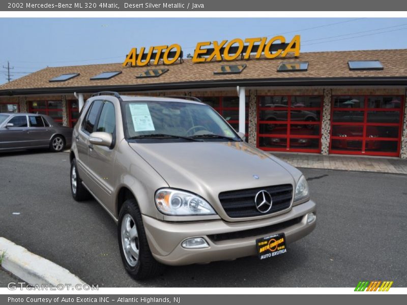 Desert Silver Metallic / Java 2002 Mercedes-Benz ML 320 4Matic