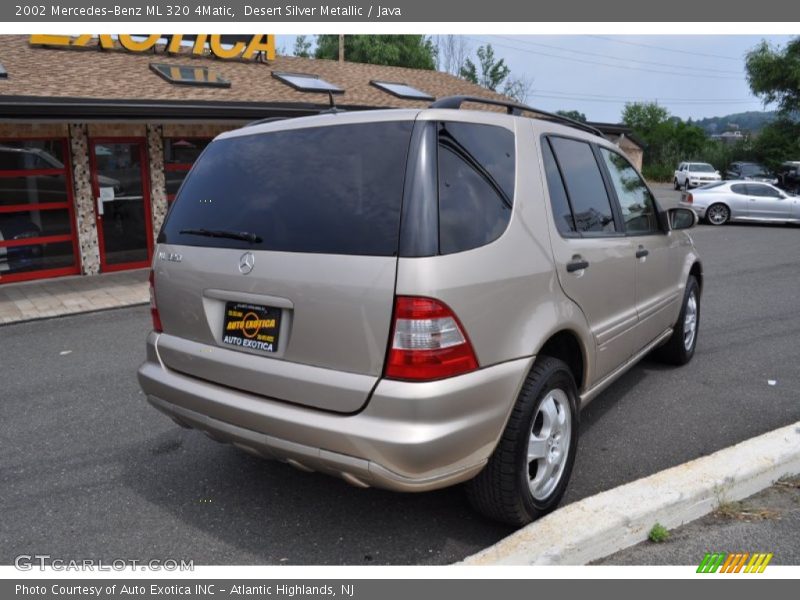 Desert Silver Metallic / Java 2002 Mercedes-Benz ML 320 4Matic