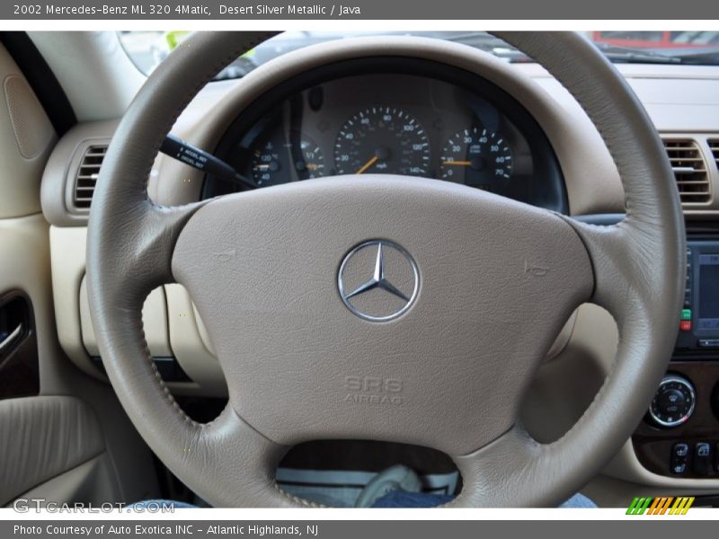 Desert Silver Metallic / Java 2002 Mercedes-Benz ML 320 4Matic