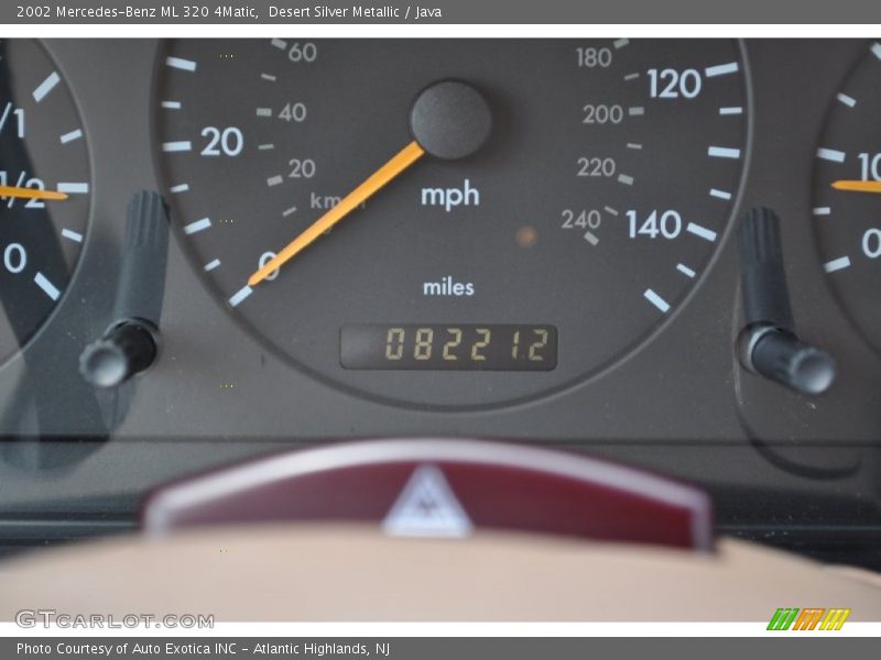 Desert Silver Metallic / Java 2002 Mercedes-Benz ML 320 4Matic