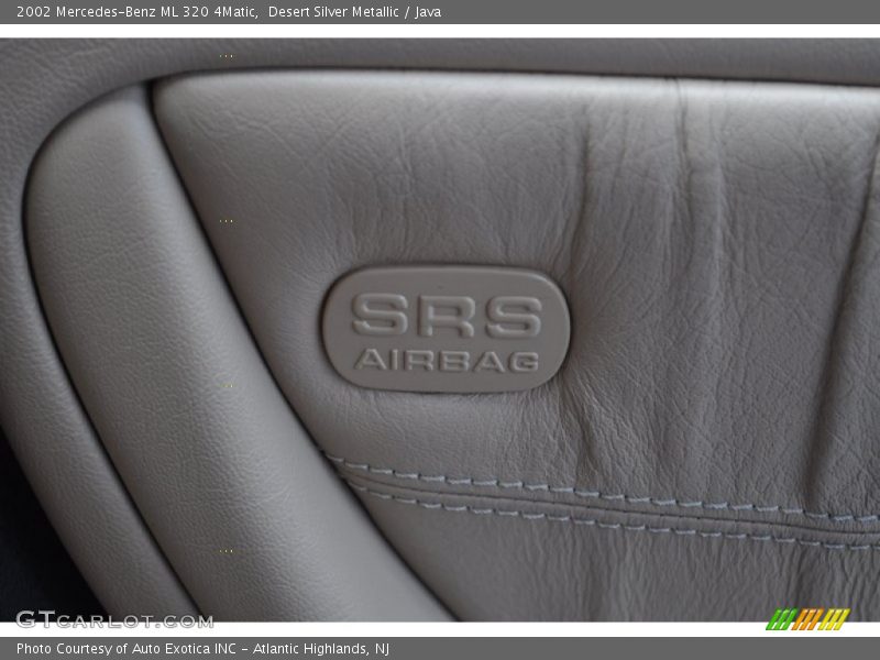 Desert Silver Metallic / Java 2002 Mercedes-Benz ML 320 4Matic