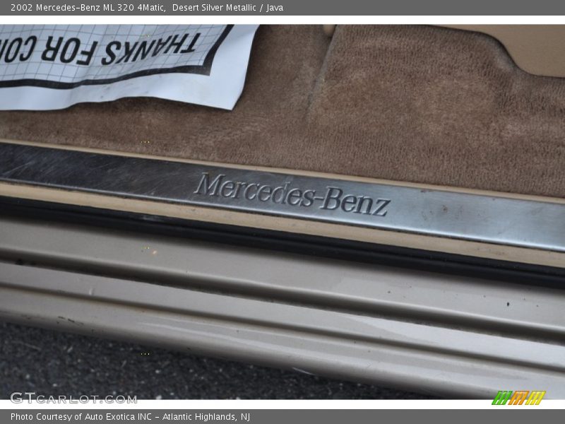 Desert Silver Metallic / Java 2002 Mercedes-Benz ML 320 4Matic