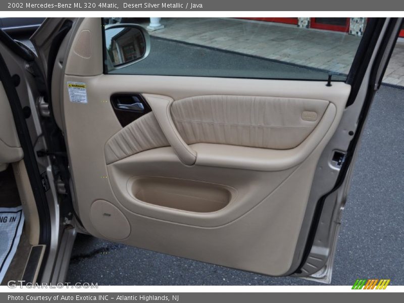 Desert Silver Metallic / Java 2002 Mercedes-Benz ML 320 4Matic