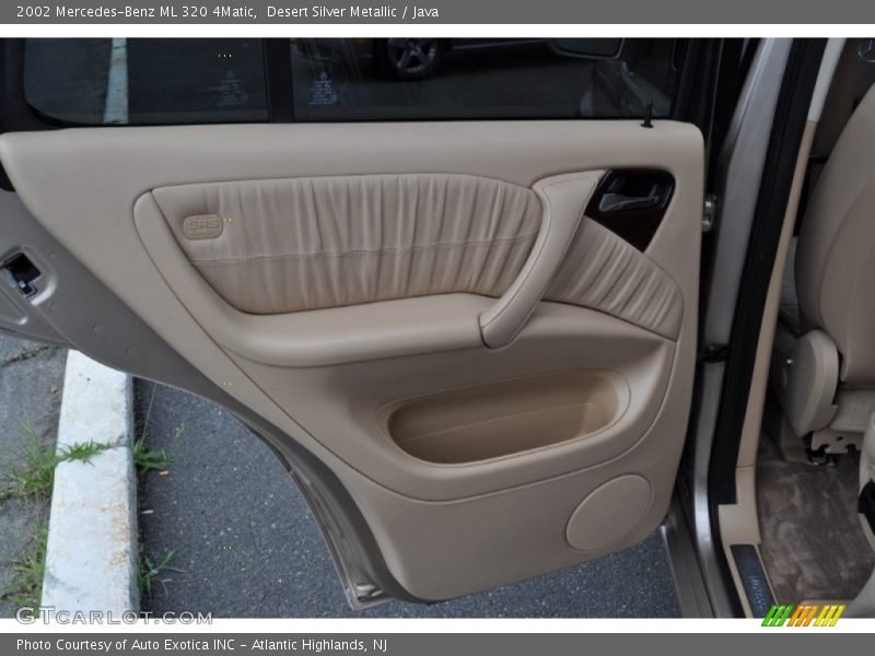Desert Silver Metallic / Java 2002 Mercedes-Benz ML 320 4Matic