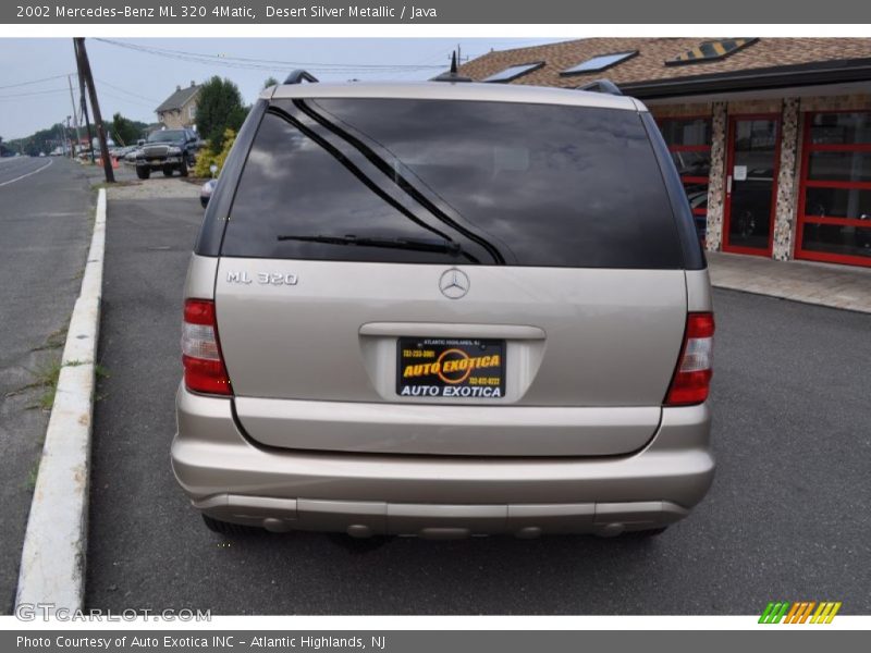 Desert Silver Metallic / Java 2002 Mercedes-Benz ML 320 4Matic