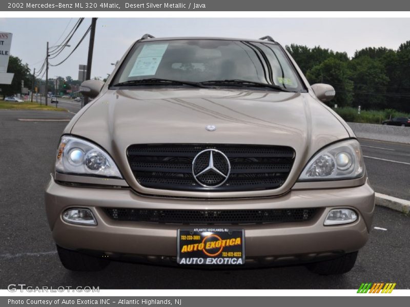 Desert Silver Metallic / Java 2002 Mercedes-Benz ML 320 4Matic