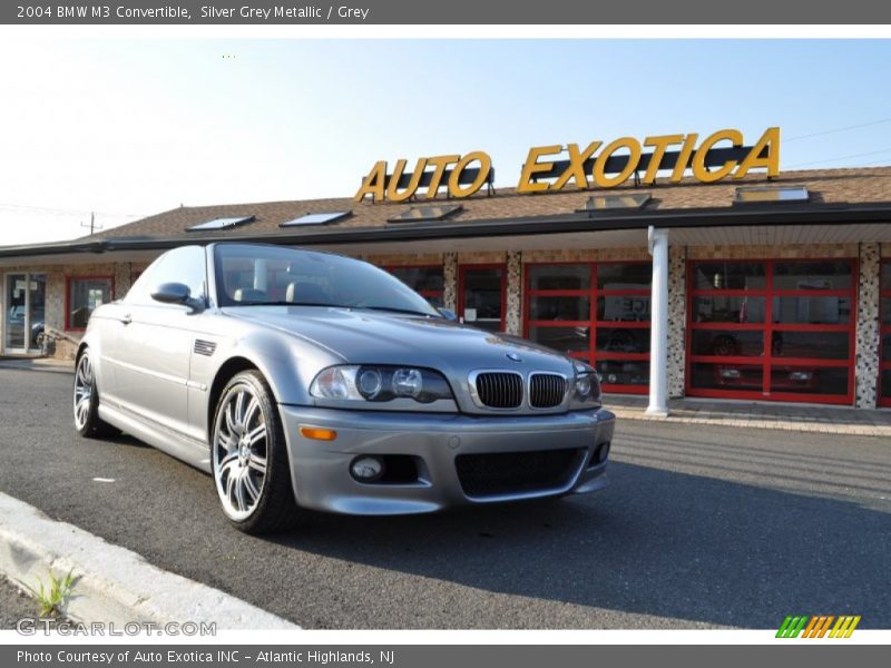 Silver Grey Metallic / Grey 2004 BMW M3 Convertible