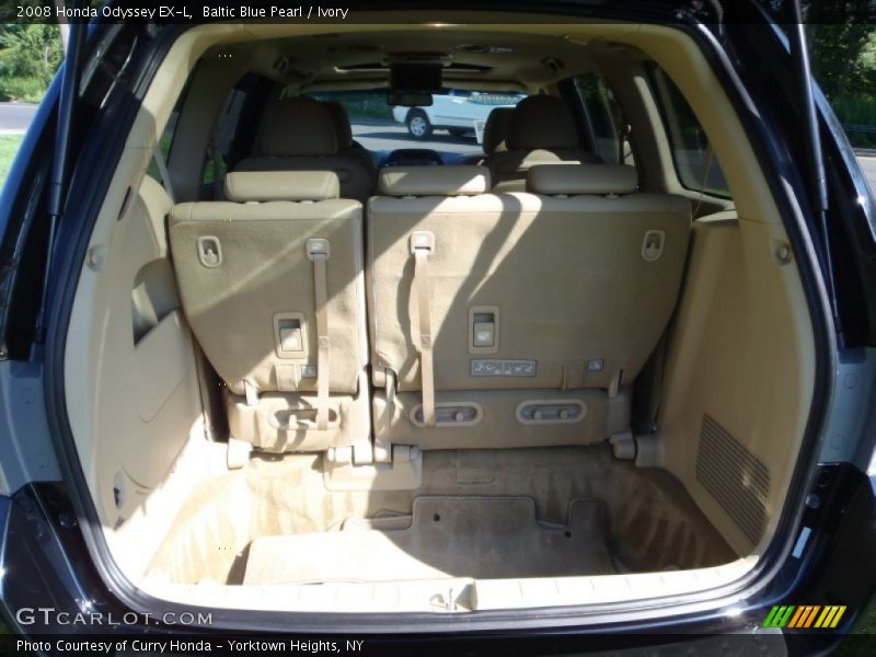 Baltic Blue Pearl / Ivory 2008 Honda Odyssey EX-L
