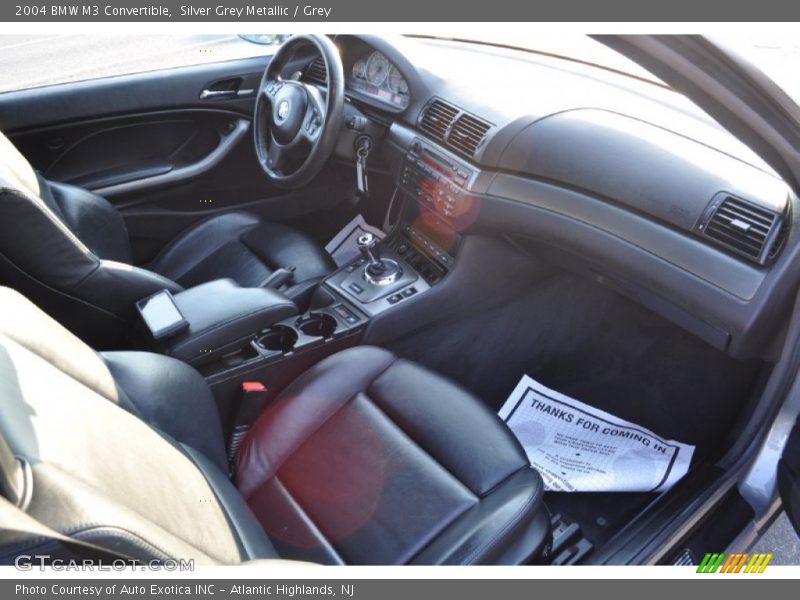 Silver Grey Metallic / Grey 2004 BMW M3 Convertible