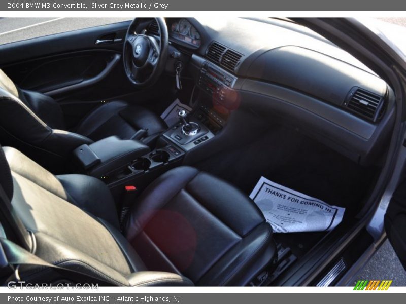 Silver Grey Metallic / Grey 2004 BMW M3 Convertible