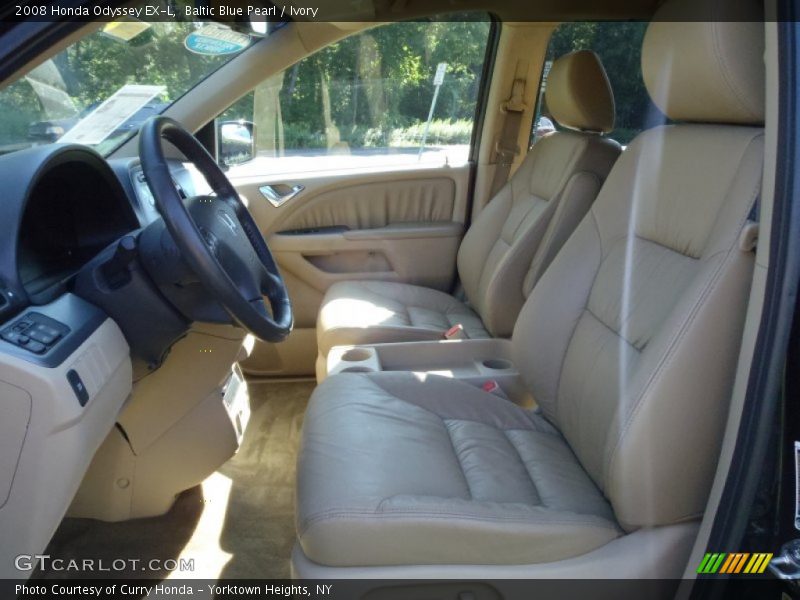 Baltic Blue Pearl / Ivory 2008 Honda Odyssey EX-L