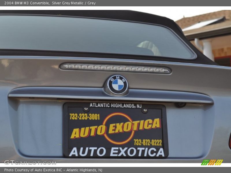 Silver Grey Metallic / Grey 2004 BMW M3 Convertible