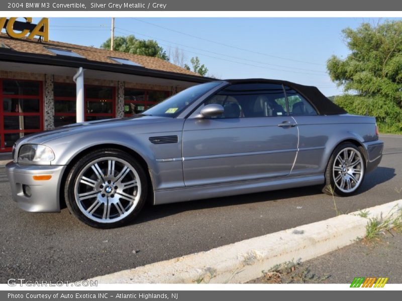 Silver Grey Metallic / Grey 2004 BMW M3 Convertible