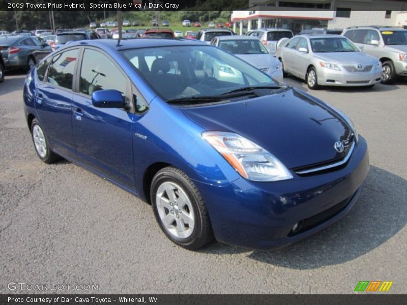 Spectra Blue Mica / Dark Gray 2009 Toyota Prius Hybrid