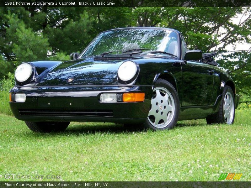 Front 3/4 View of 1991 911 Carrera 2 Cabriolet