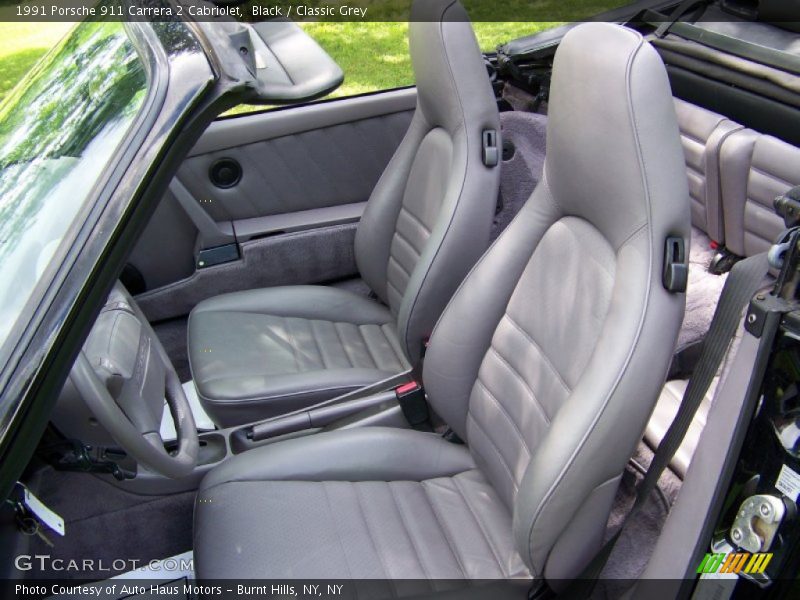  1991 911 Carrera 2 Cabriolet Classic Grey Interior