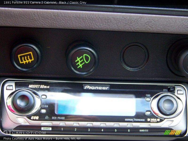 Controls of 1991 911 Carrera 2 Cabriolet