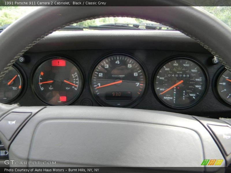  1991 911 Carrera 2 Cabriolet Carrera 2 Cabriolet Gauges