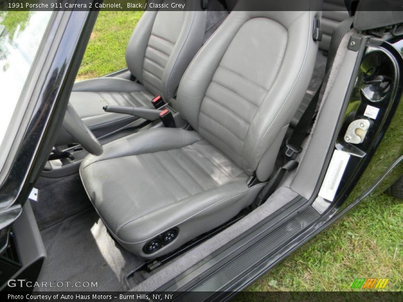  1991 911 Carrera 2 Cabriolet Classic Grey Interior