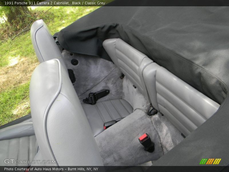 1991 911 Carrera 2 Cabriolet Classic Grey Interior