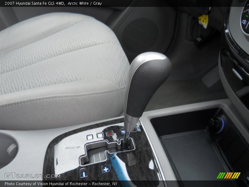 Arctic White / Gray 2007 Hyundai Santa Fe GLS 4WD