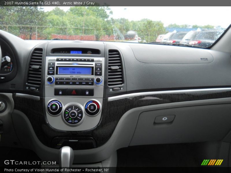 Arctic White / Gray 2007 Hyundai Santa Fe GLS 4WD