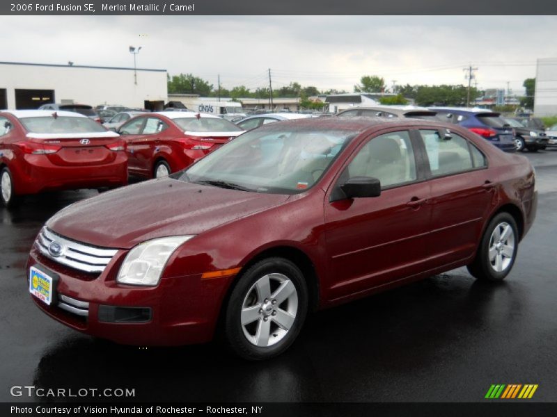Merlot Metallic / Camel 2006 Ford Fusion SE