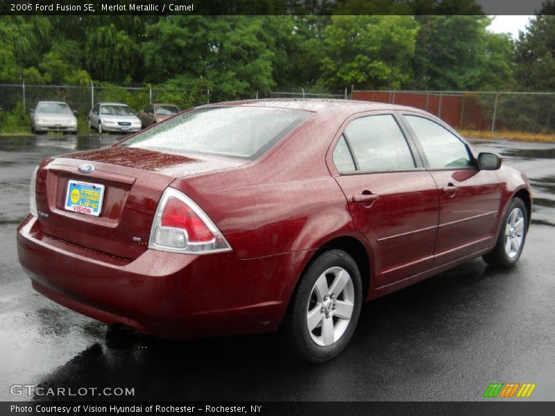 Merlot Metallic / Camel 2006 Ford Fusion SE