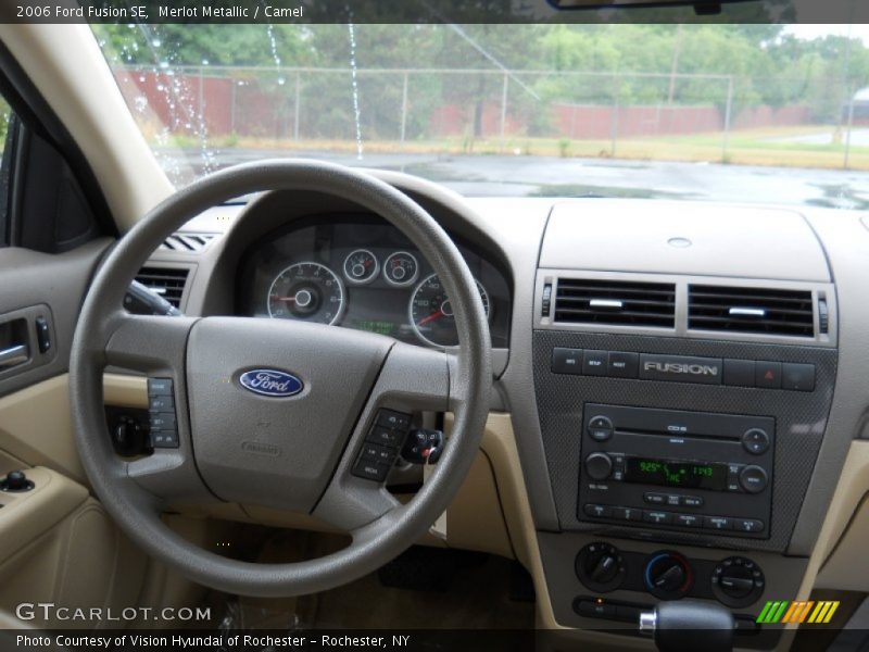 Merlot Metallic / Camel 2006 Ford Fusion SE