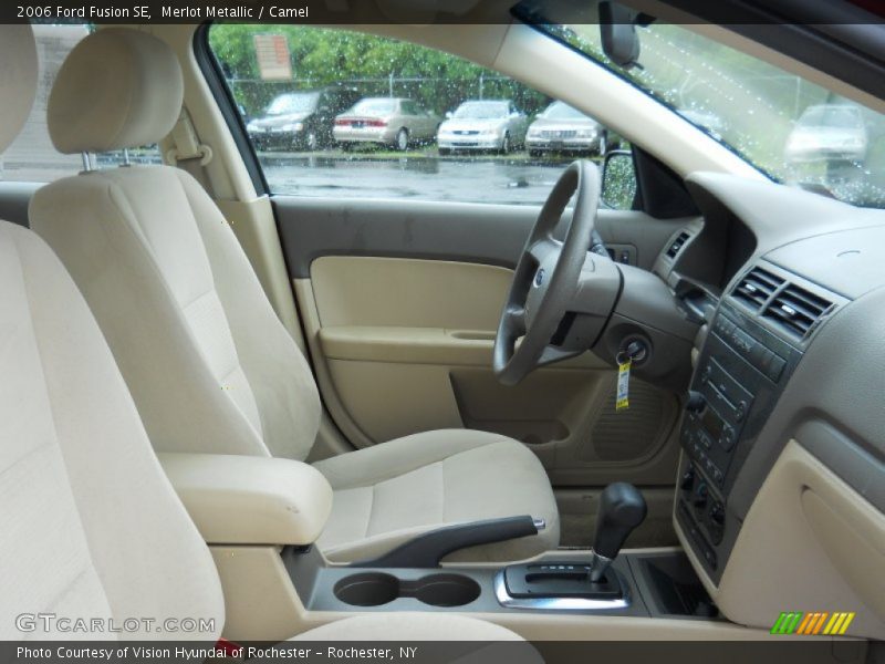 Merlot Metallic / Camel 2006 Ford Fusion SE