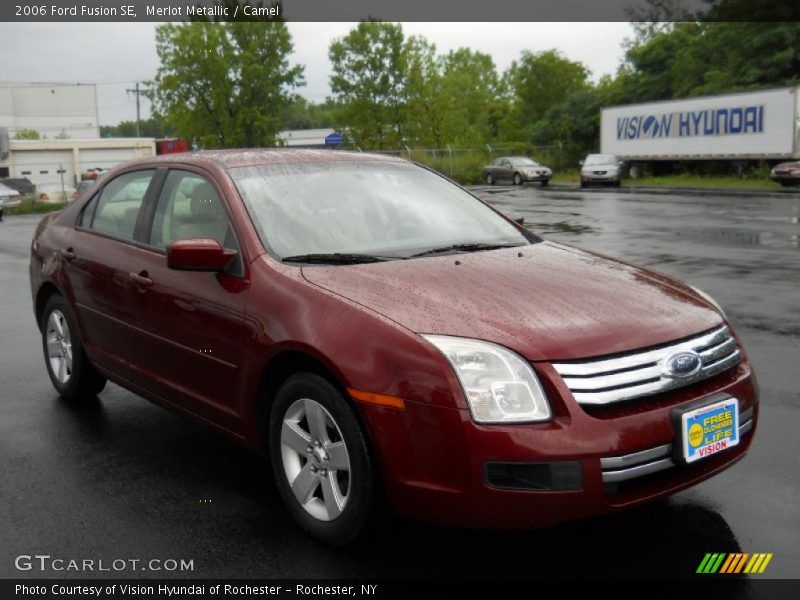 Merlot Metallic / Camel 2006 Ford Fusion SE
