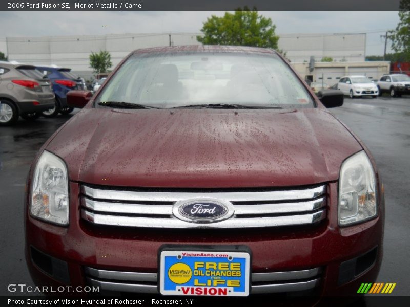 Merlot Metallic / Camel 2006 Ford Fusion SE