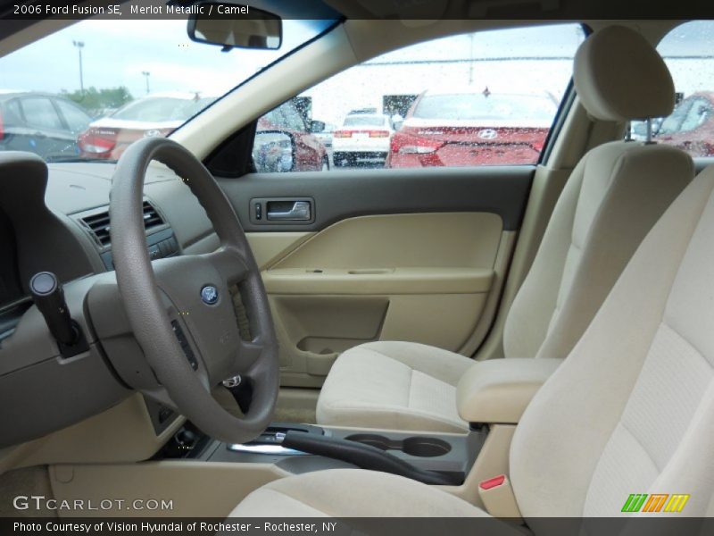 Merlot Metallic / Camel 2006 Ford Fusion SE
