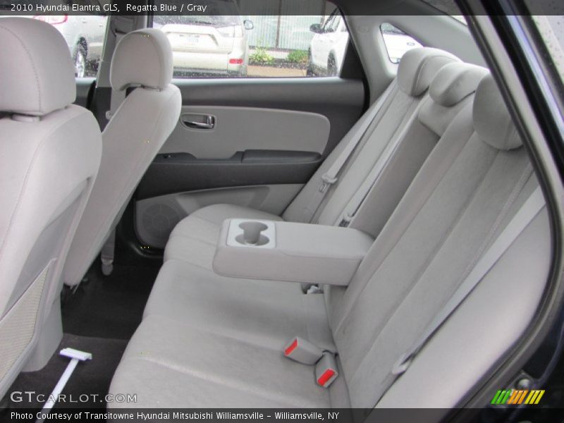 Regatta Blue / Gray 2010 Hyundai Elantra GLS