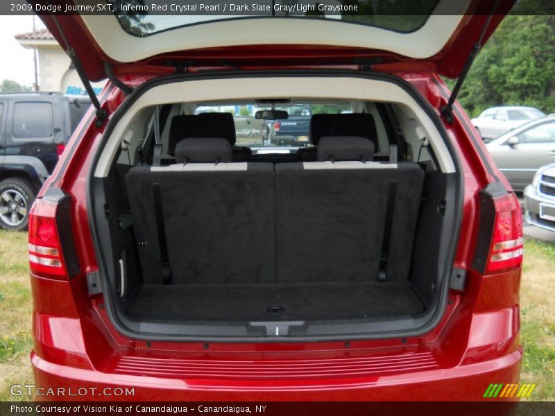 Inferno Red Crystal Pearl / Dark Slate Gray/Light Graystone 2009 Dodge Journey SXT