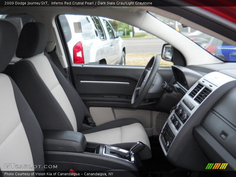 Inferno Red Crystal Pearl / Dark Slate Gray/Light Graystone 2009 Dodge Journey SXT