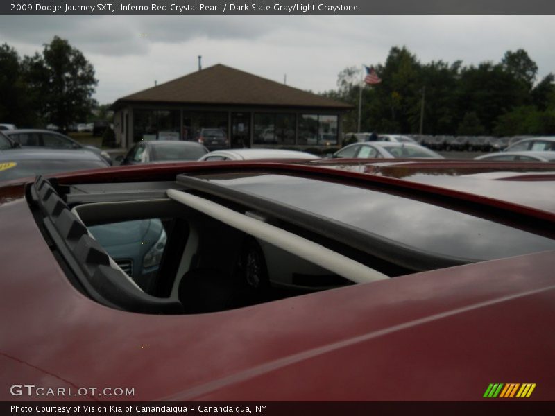 Inferno Red Crystal Pearl / Dark Slate Gray/Light Graystone 2009 Dodge Journey SXT