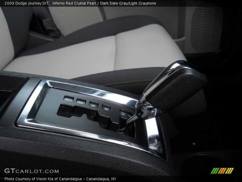 Inferno Red Crystal Pearl / Dark Slate Gray/Light Graystone 2009 Dodge Journey SXT